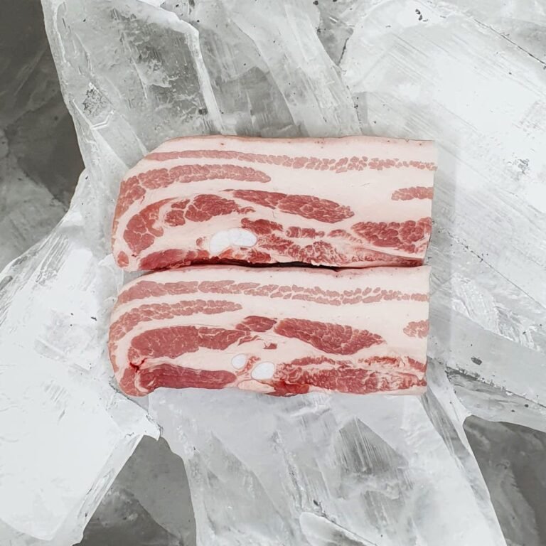 제주흑돼지 오겹살 삼겹살 캠핑고기